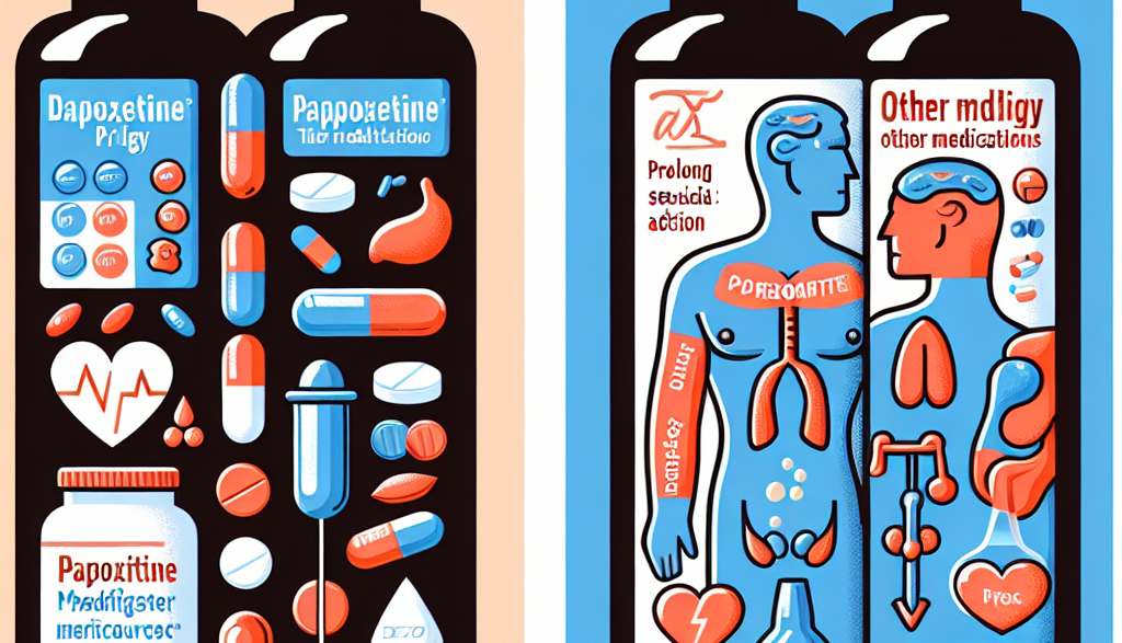 Différences entre la Dapoxétine (Priligy) et d'autres médicaments pour prolonger les rapports sexuels
