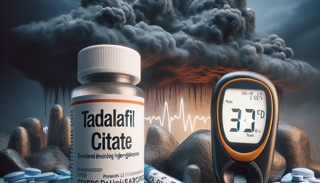 Citrate de tadalafil (Cialis générique) et risques de développement d'une hyperglycémie