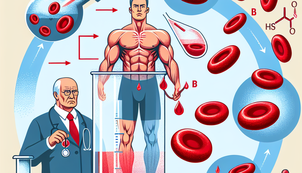 Effet du propionate de testostérone sur la concentration de globules rouges