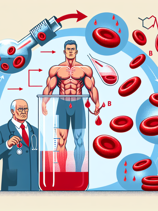 Effet du propionate de testostérone sur la concentration de globules rouges