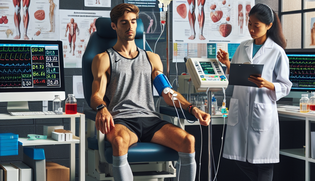 Infusion de somatropine pour les performances sportives des marathoniens