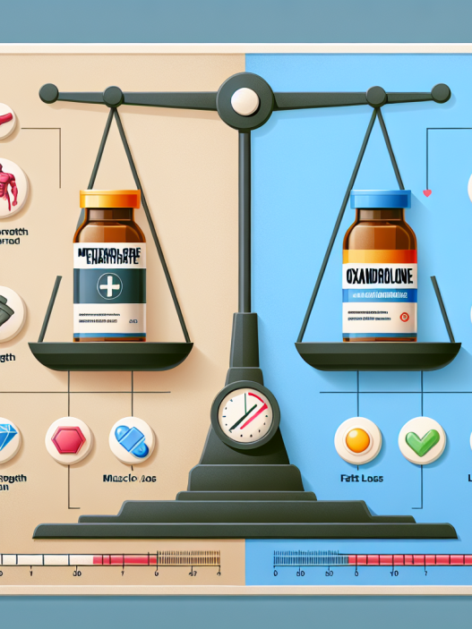 Comparaison des effets de l'Énanthate de méthénolone injectable et de l'Oxandrolone