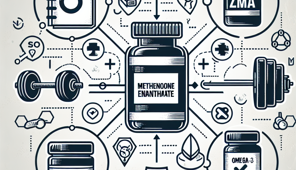 Compatibilité de l'Énanthate de méthénolone injectable avec le ZMA, les oméga-3 et la créatine