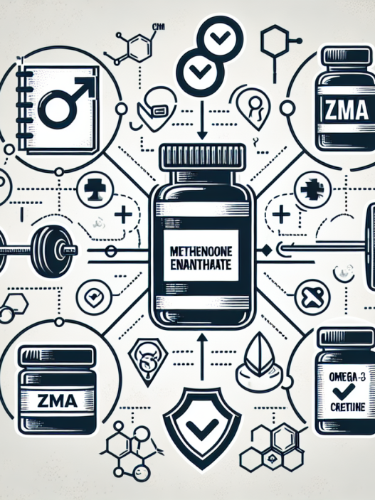 Compatibilité de l'Énanthate de méthénolone injectable avec le ZMA, les oméga-3 et la créatine