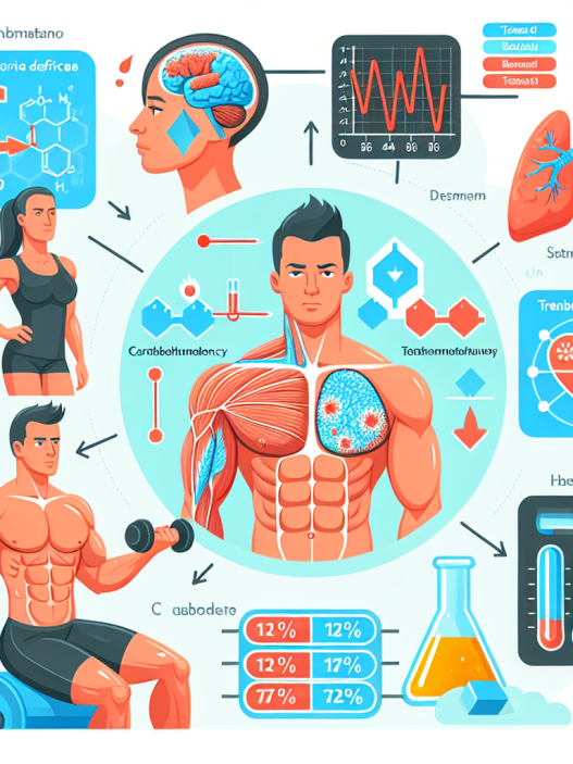 Trenbolone énanthate et régulation de la température corporelle en cas de carence en glucides