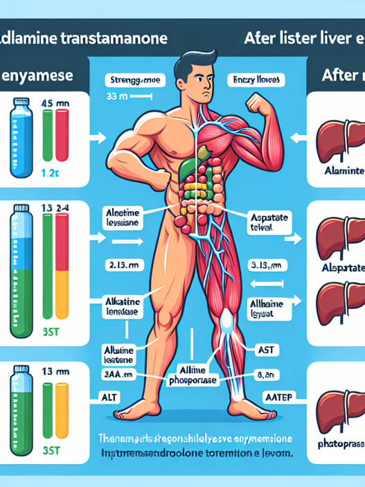 Effet de la méthyldrostanolone sur les enzymes hépatiques