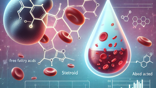 Stéroïdes et contrôle du taux d'acides gras libres dans le sang